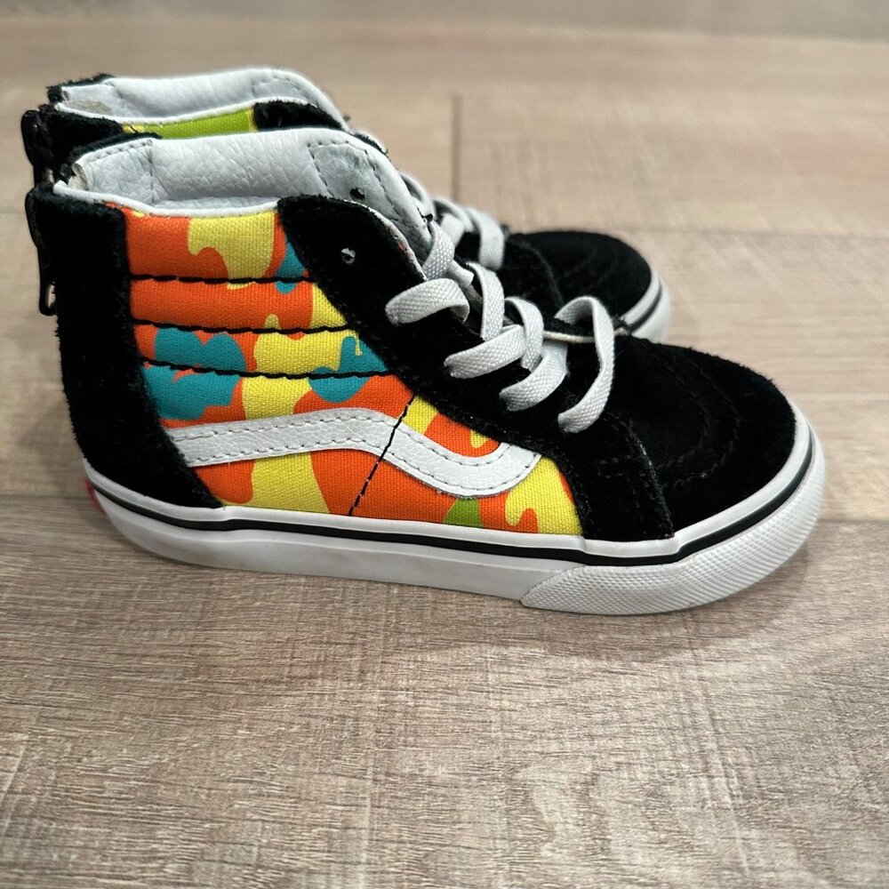 VANS TODDLER SNEAKER SHOE SIZE 8 #721356